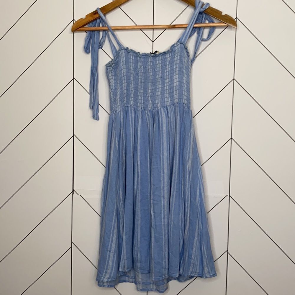 Show Me Your MuMu Smocked Blue Tank Tunic - Picture 5 of 5